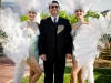 showgirls in silver & white